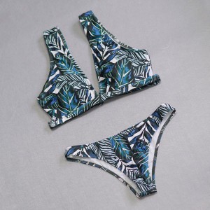 4 藍腰果花～ wire cross款